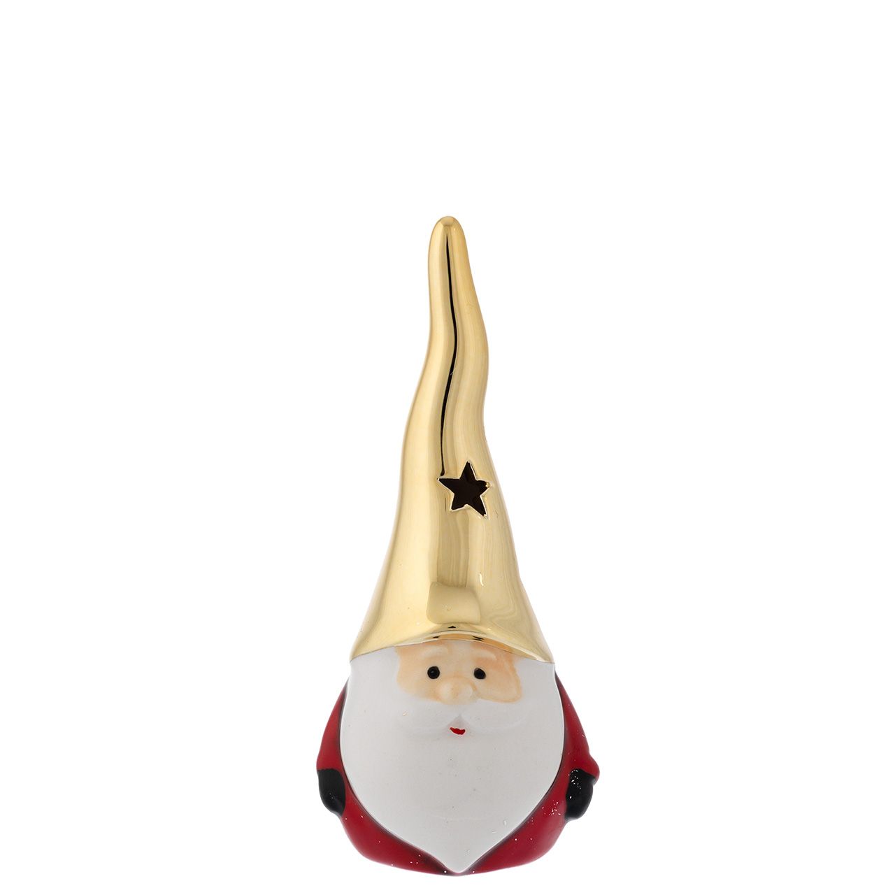 BABBO NATALE DIFFUSORE H. 11 con cappello oro